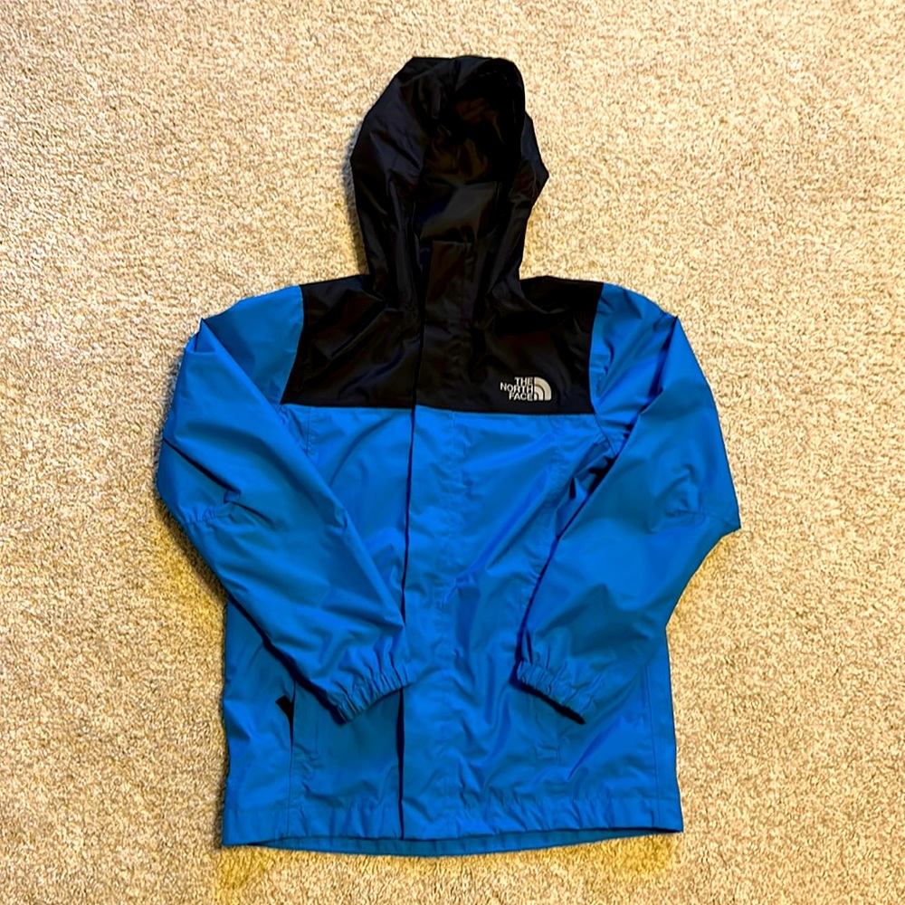 Boys North Face rain jacket size medium